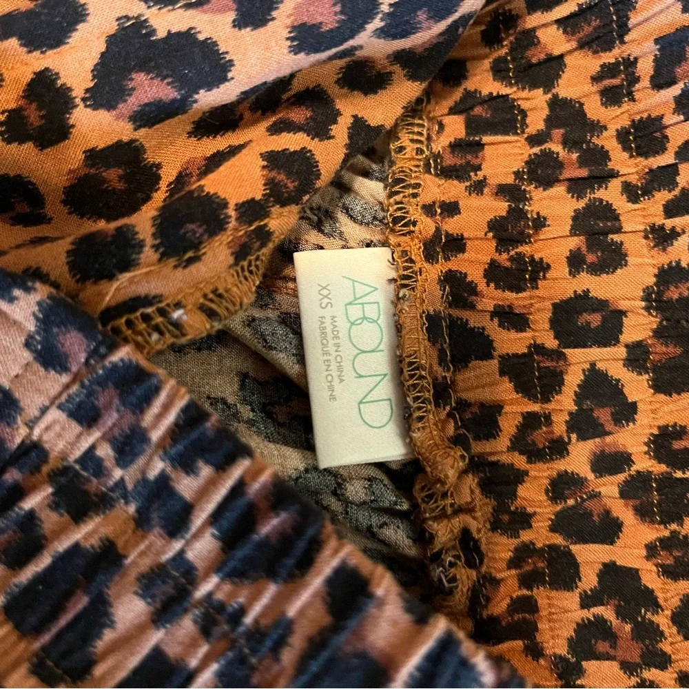 Nordstrom Rack Leopard Print High Waist Pants - Picture 6 of 7